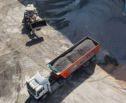 Raw material transport